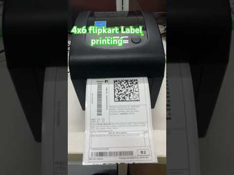 Print Flipkart Labels Using TSC DA 310 Printer