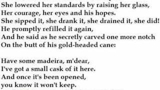 "Have some Madeira M'Dear" by Flanders and Swann (read by Tom O'Bedlam)