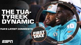 Tua Tagovailoa says Tyreek Hill needs to REGAIN TRUST with the Dolphins 👀 | First Take