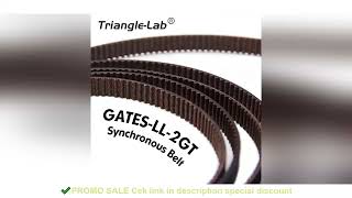 trianglelab Gates 2GT belt synchronous belt Timing belt Width 6MM 9MM 10MM 12MM wear GT2 resistant f