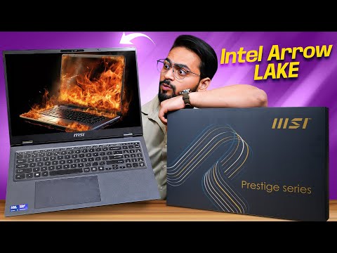First Intel 15th Gen Laptop | MSI Prestige 16 2025 🔥 | Performance Beast or Heating Issues?🤔