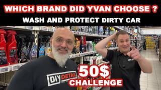 $50 Challenge Pan gives Yvan a budget to wash and wax with inexpensive products. #50dollarchallenge