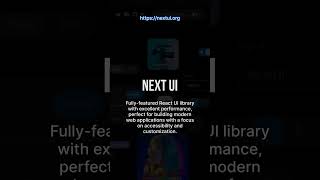 Top 5 UI Libraries #reactjs #ui #nextjs #next #coding #frontend #shadcnui #nextui