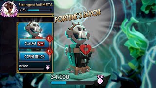 SkullGirls Mobile v7.4 - Pity System Fortune's Favor Premiere Relic Opening