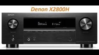 Denon X2800H AVR Optimized Settings for Movies