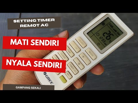 Cara Setting Timer ac Gree
