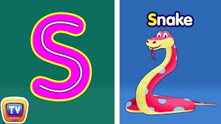 Tracing Uppercase and Lowercase Letters - Letter Ss and Letter Tt - ChuChuTV Toddler Learning Videos