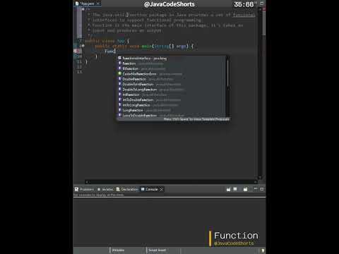 0045 Functional Programming: Function #java #functionalprogramming #programming #coding #shorts