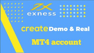 How to open mt4 real and demo account with exness| in hindi