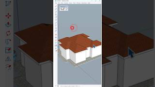 Designing a house with its roof using the SketchPlus plugin in SketchUp! #architecture #nicetowers