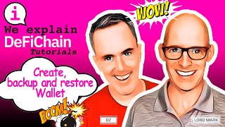 Create, backup and restore a DefiChain Wallet on your smartphone