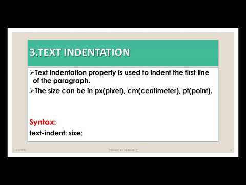 CSS Text –Formatting style | Part 1
