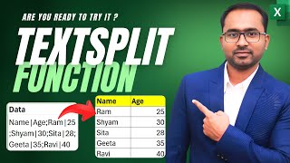 How to Split Text in Excel TEXTSPLIT Function Explained
