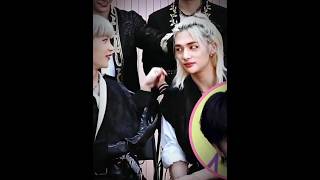 him fell in love 😍🥟🐣#hyunlix #hyunjin #felix #hyunlixmoment
