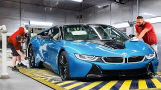 【4K超级工厂】如何生产宝马i8跑车？带你走进德国先进生产线