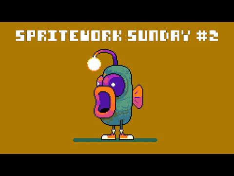 Spritework Sunday #2 - Fishy Gangster