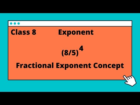 Class 8 Exponent Concept Part 1  #Class8 #exponent #justmath