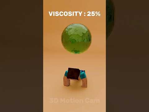 Minecraft Steve vs  Real Liquid Fluid Simulation  #clothsimulation #3danimation #3dart #minecraft
