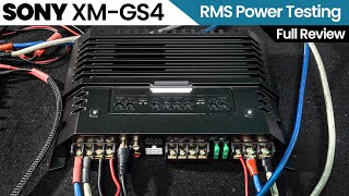 Sony XM-GS4 Amplifier RMS Power Testing - 4 Channel Amplifier