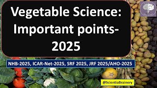 Vegetable Science Points 2025 #aho #jrfhorticulture  #icarnet #jrf2025 #ASRBNET2025 #net2025