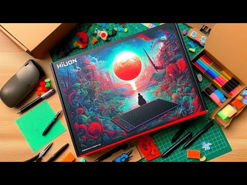 Unboxing the Huion H640P Graphic Tablet: A Digital Artist's Perspective #graphic tablet for teaching