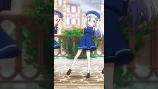 New loop with the best song ever! #gochuumonwausagidesuka #chinokafuu #anime #animedance