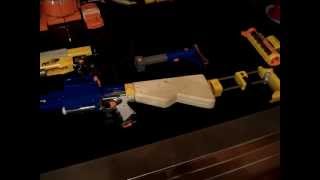 wood nerf stock