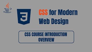 CSS Course Overview
