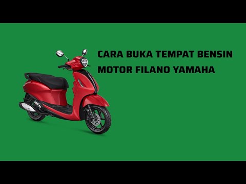 HOW TO OPEN THE PETROL CONTAINER OF A FILANO YAMAHA MOTORCYCLE