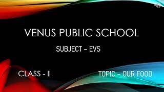 CLASS-II#EVS#OUR FOOD