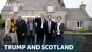 'Home of my mother': Donald Trump's links to Scotland explained | ITV News
