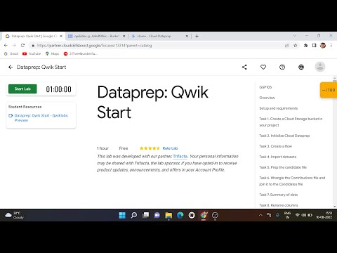 Dataprep Qwik Start | Qwiklabs