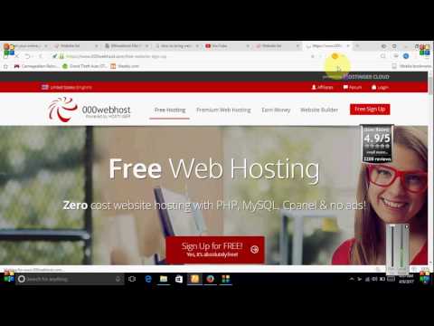 How to upload website to free hosting company  (000.webhost.com)