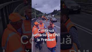 🟠Continuă lucrările la pasajul de pe #DN1 de la #Predeal. #totpedrum #cnair