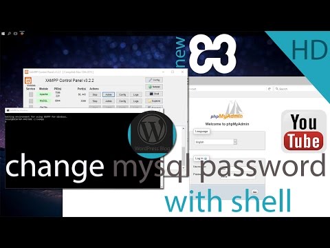 xampp mysql password reset full tutorial ( With shell method )