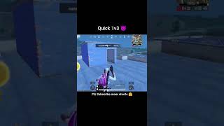 #bgmi #1vs3clutch
