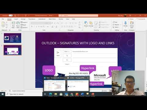 How to create a signature with Logo and Hyperlink in Outlook