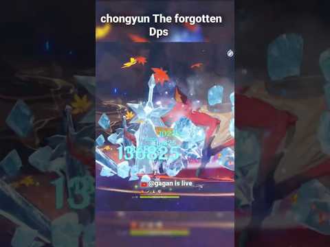 Chongyun The forgotten Dps #viral #genshinimpact #trendingshorts #hoyocreators