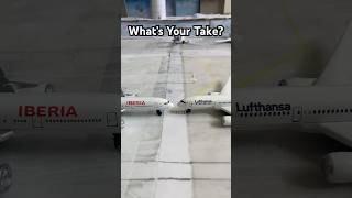 The Airbus A350-900 or The Boeing 787-9? #modelairport #airplane #modelairplane #aviation #daron