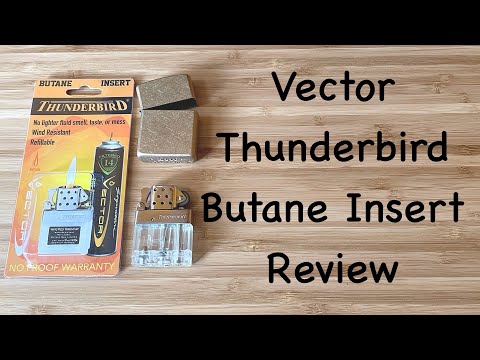 Vector Thunderbird TH-INSERT-G Butane Zippo Soft Flame Insert Review