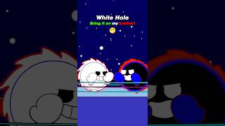 Black Hole 🤝 White Hole #shorts #space #astronomy