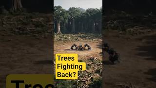 What if Trees Fought Back? 🤯 #shorts #bigtree #veo3 #scifi #animation