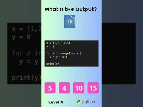 Level 4 - What is the Output? - Python