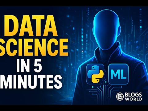 Data-Science Roadmap 2025: Learn Python & ML in 5 Minutes