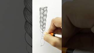 right Way to draw braids 👍❤️ #artvideo #drawing #sketchful #art
