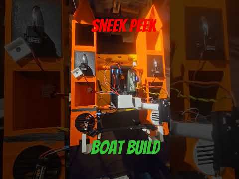 SNEEKPEEK OF NEW BOAT BUILD!!! #3dprinting #build #longrangefpv