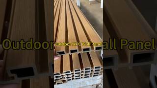 New Design Outdoor Wall Cladding Wpc Exterior Outdoor Composite External Wpc Wall Cladding Panels