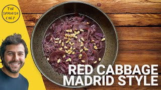 Braised red Cabbage Madrid Style | Lombarda a la Madrileña