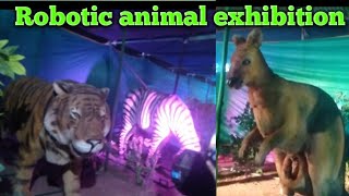 Robotic animal exhibition in Warangal