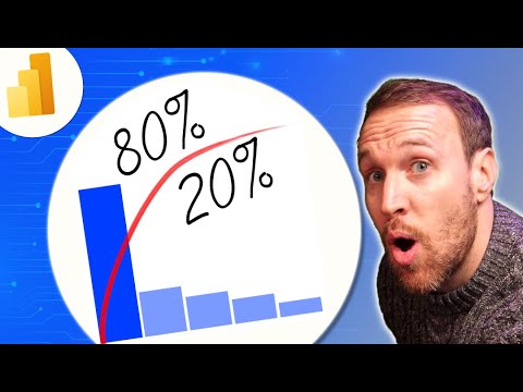 Find 'BEST PERFORMING' products with a Pareto Chart (80/20 Rule) | Power BI